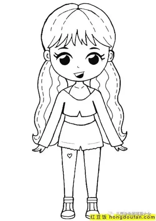 超萌超简单卡通女孩画法,超萌超简单卡通女孩画法可爱(109张超极简案