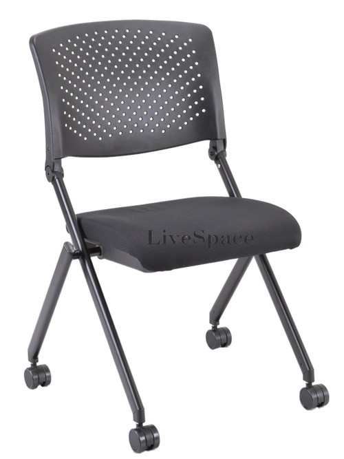 金皇小型论坛会场折叠椅57cm w8482金皇商务会场折叠培训椅-正面-产品