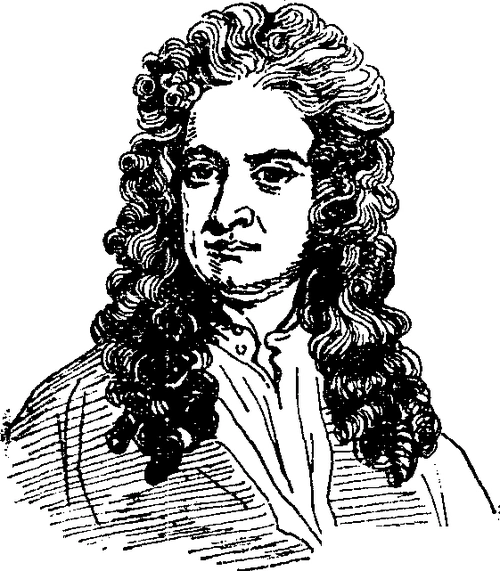 牛顿简笔画头像