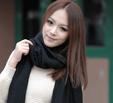 瓜子脸发型图片