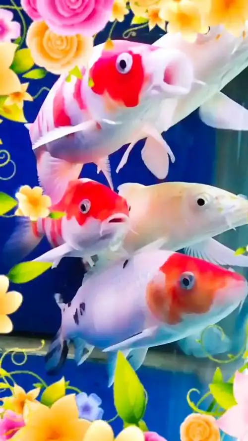 幸福吉祥招财鱼问候大家好!