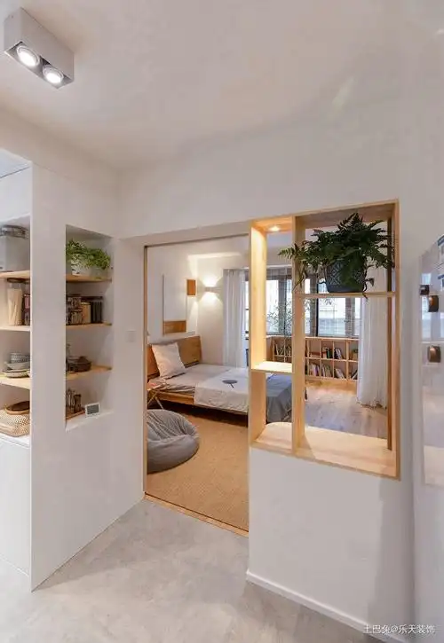 50平老房子翻新现代一居室客厅现代简约客厅设计图片赏析