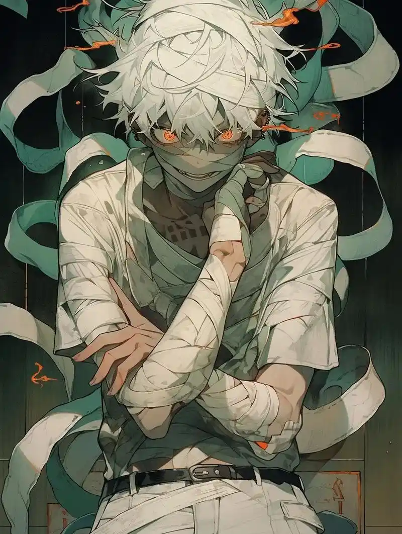 病娇男孩.#ai绘画 #美图分享 #动漫美图 #插画 #好图 - 抖音