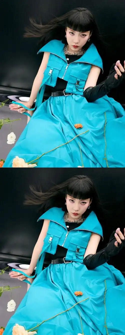 吴莫愁地铁经典海报再现##吴莫愁发糖