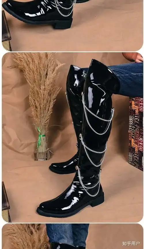 男生喜欢穿过膝高跟长靴大家怎么看