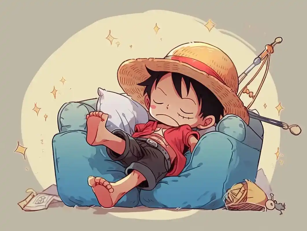 电脑壁纸分享,q版路飞.q萌海贼王路飞,适合做电脑壁纸,喜欢 - 抖音