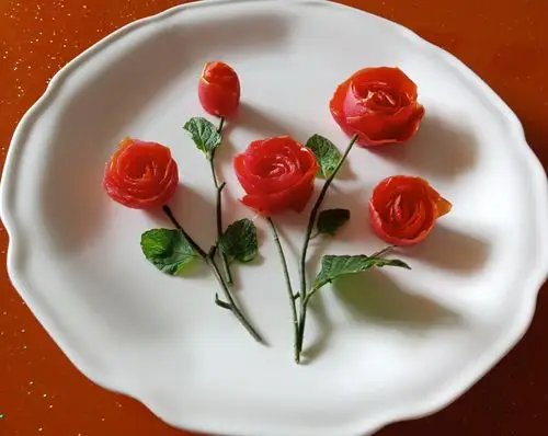 54.西红柿皮玫瑰