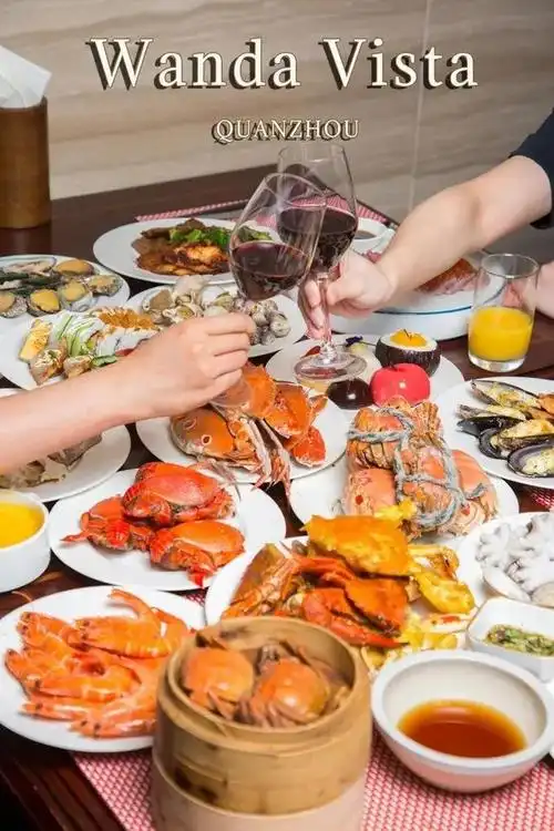 109元起壕吃五星级泉州富力万达文华酒店自助午晚餐以螃蟹为主题的
