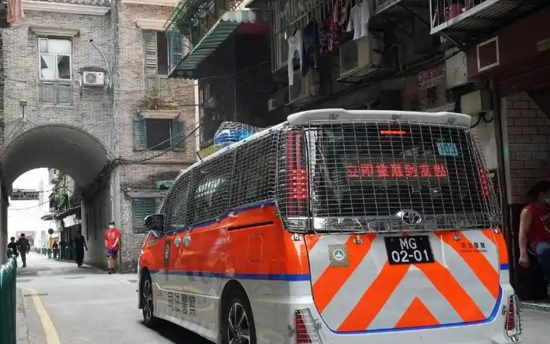 澳门警车换新了