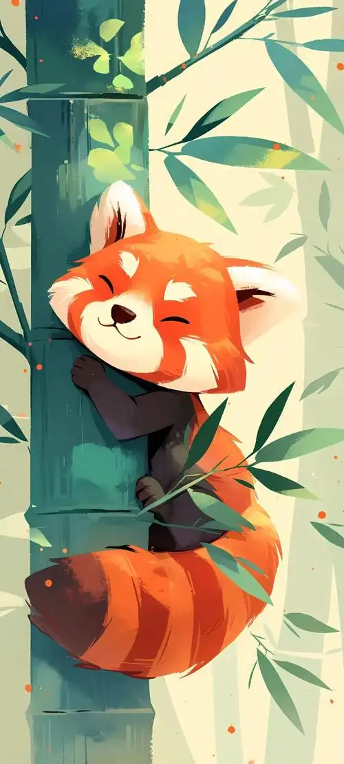 可爱卡通动物插画壁纸,高清图片免费下载保存!