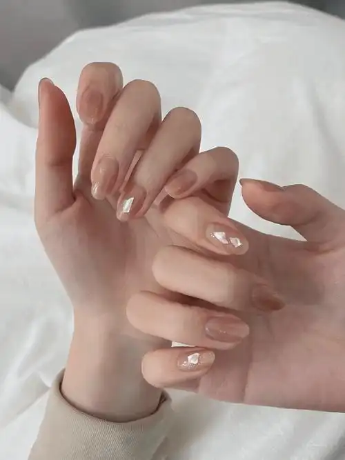 150款巨好看的夏日美甲!清凉显手白,短甲也能做!_款式_指甲_手指头