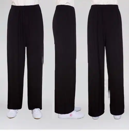 山人太极服春秋 太极服裤莫代尔竹纤维练功武术男女青少中老年中国风