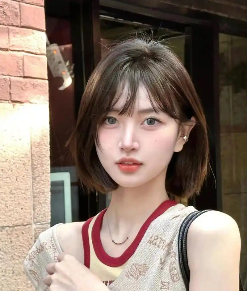 发型 女生看了都心动 超好看的韩系女生短发,韩系优雅短发,非常有气质