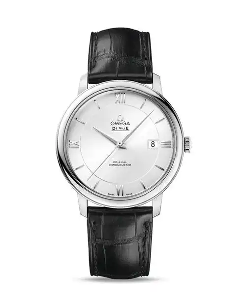 瑞士omega欧米茄碟飞系列皮带机械男士手表42413402002001