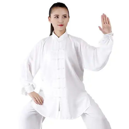 太极服女断码清仓春秋嘉嘉太极拳服棉加丝升级版太极服