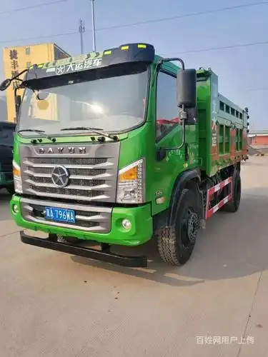 急卖19年大运g6蓝牌自卸车 国五 环保绿色 个人
