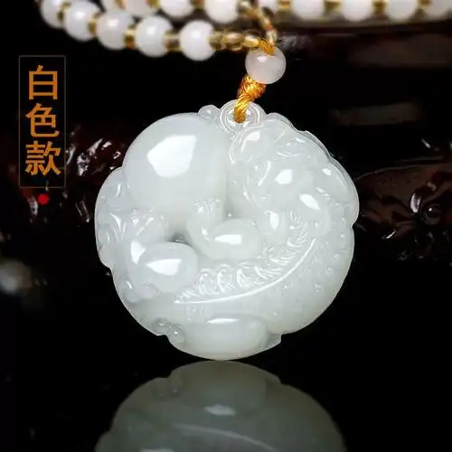 高端貔貅吊坠男女款招财聚财时来运转朱砂平安扣有求就应吊坠皮丘