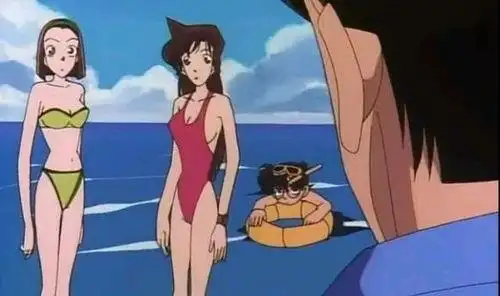 福利担当毛利兰在柯南里到底穿过多少次泳衣