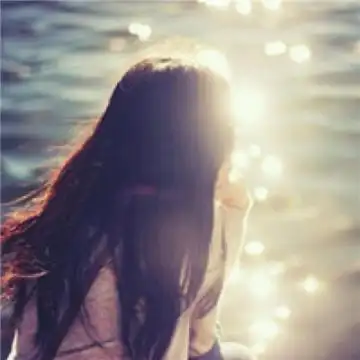 2020女生长发侧面头像唯美图片大全从此我的世界充满色彩