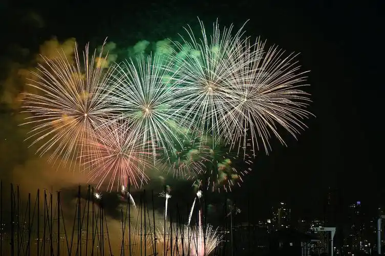 加拿大温哥华烟花表演原创照片欣赏