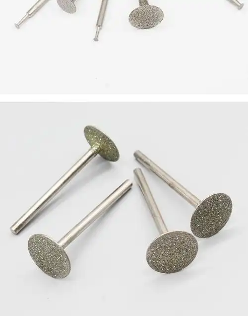 雕刻针玉石打磨工具 抛光 打磨 金刚石小磨头工具ly 140k 头部14mm(3.