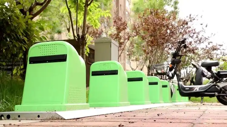 聊城试点运行新型智能无线充电桩,电动车不必再"上楼"