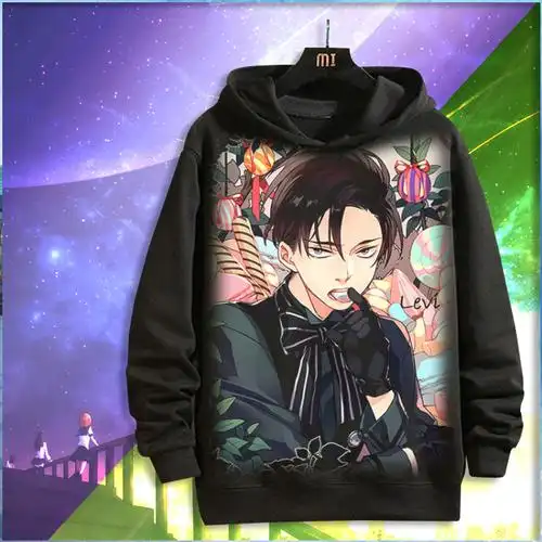 进击巨人卫衣艾伦披兵自由之翼外套长袖衣服定制卫衣