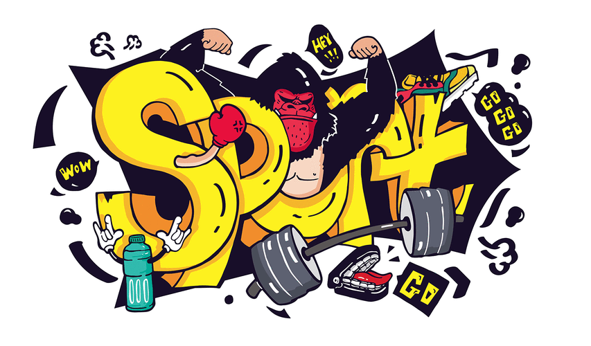 墙绘|平面|品牌|暴暴虫 - 原创作品 - 站酷 (zcool)