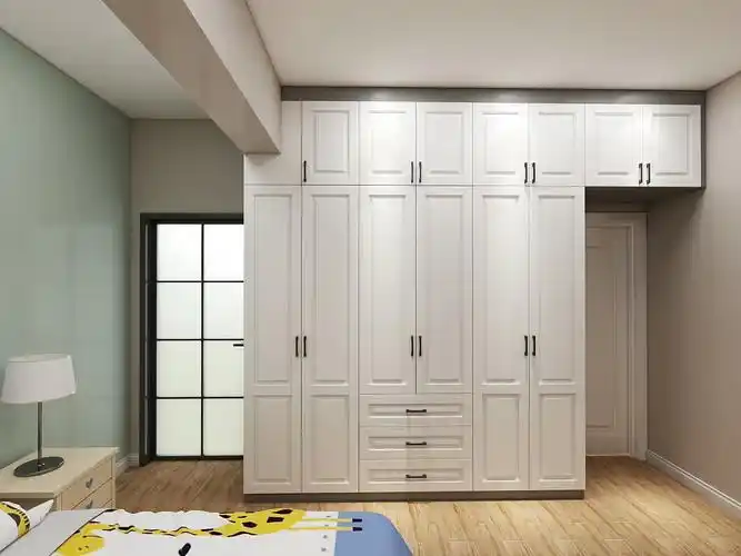 平开门简欧衣柜效果图