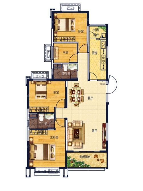 恒大名都户型图