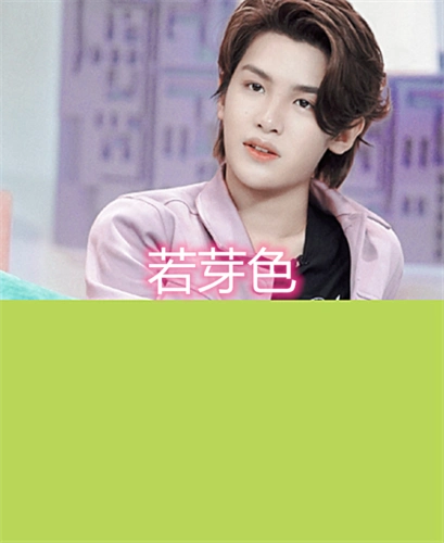 都是绿色应援色黄明昊是若芽色段奥娟是仙草色看到王一博真独特