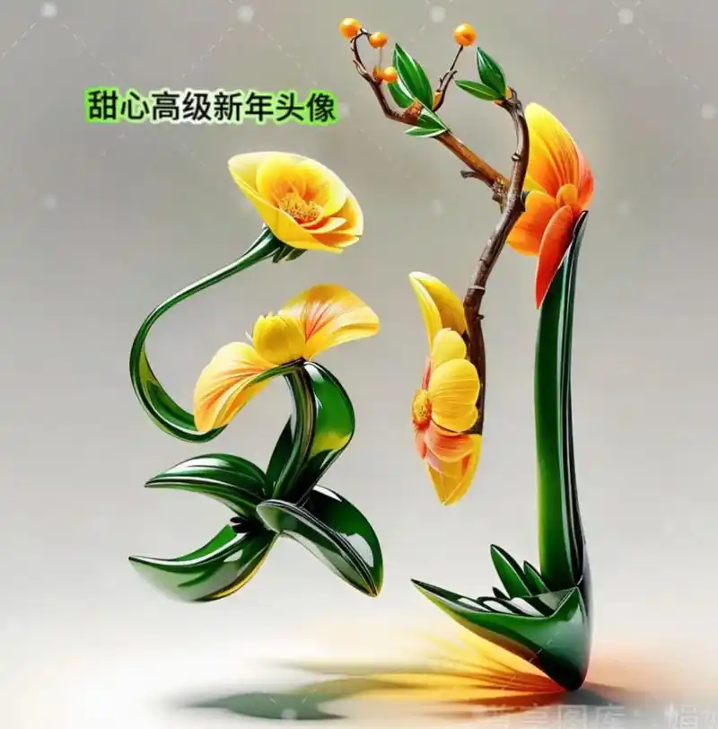 新年头像刘氏家族系列,其他百家姓氏在视频链接进去获取#姓氏头 - 抖