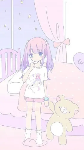 精选少女心软妹卡通可爱壁纸背景