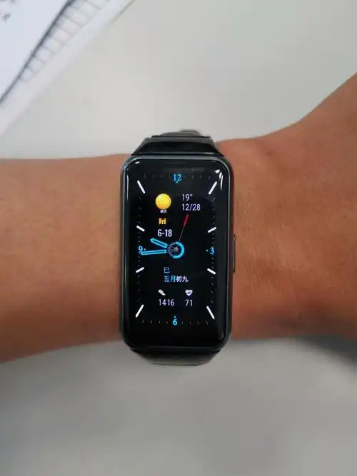 指针表盘.自已做的 - 穿戴健康华为手环 6系列 花粉俱乐部