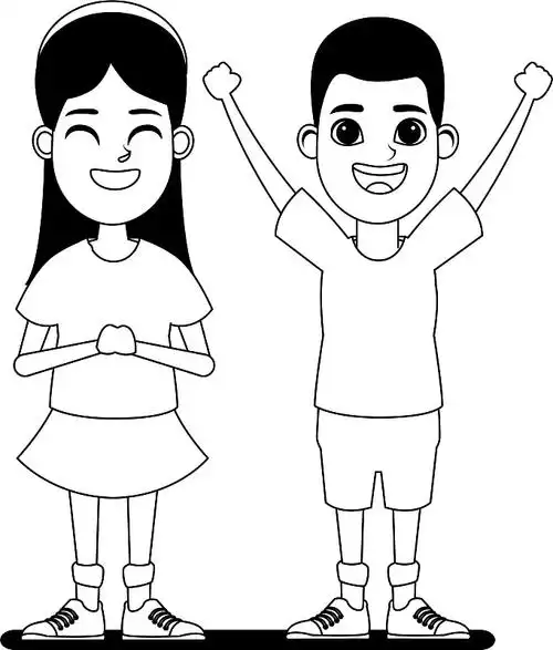 儿童头像卡通人物肖像图片素材