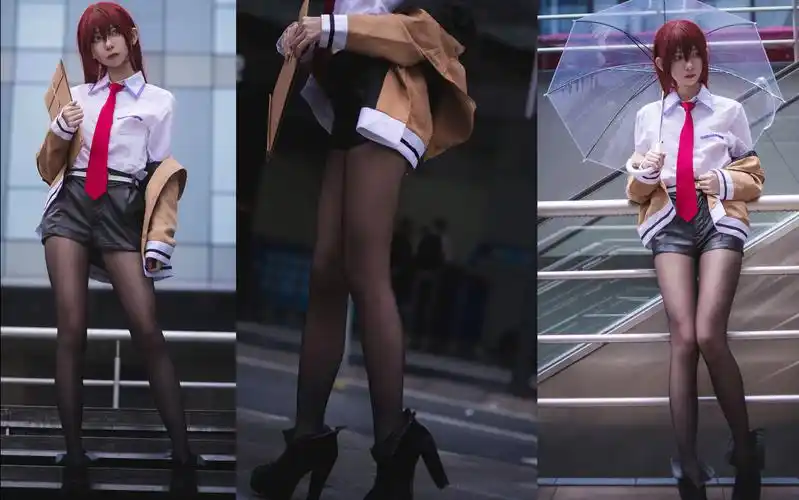 【命运石之门cos】助手的腿是世界第一!_哔哩哔哩_bilibili