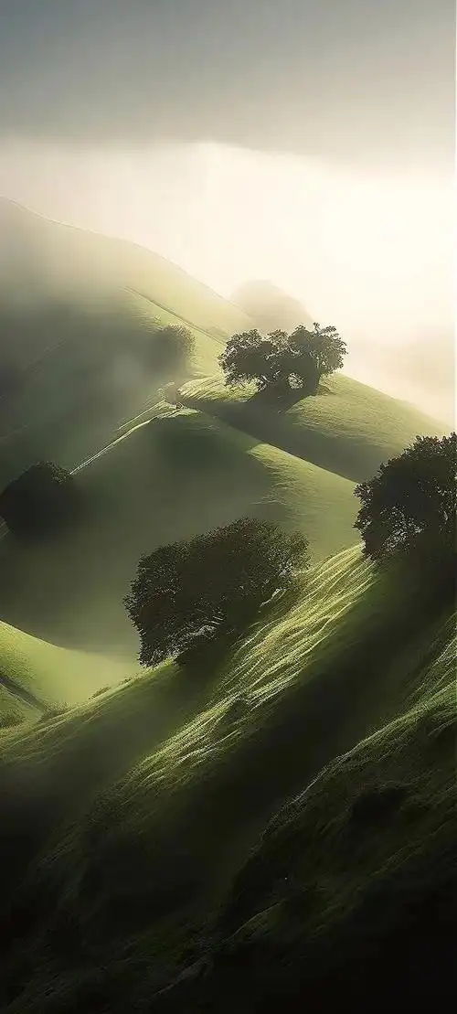 壁纸 | 高清养眼绿色壁纸,熬夜党看过来