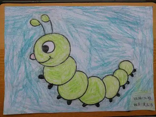 其它 画画课——毛毛虫"变身" 写美篇  这节是画画课,为毛毛虫涂色