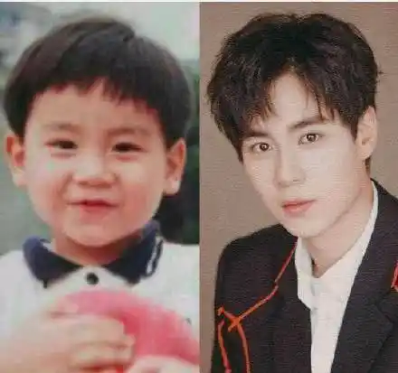 张一山的童年照已经有了现在的影子,不过小时候就看起来可爱多了.