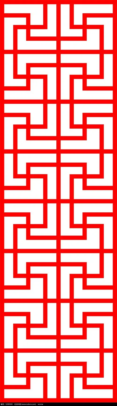 镂空边框剪纸图案参考