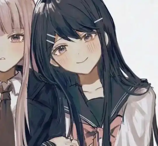 两组动漫闺蜜头像