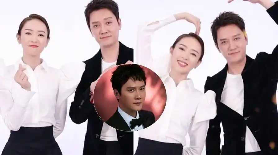 没走出离婚阴影?冯绍峰与童瑶比心毫无默契,强颜欢笑状态惹心疼