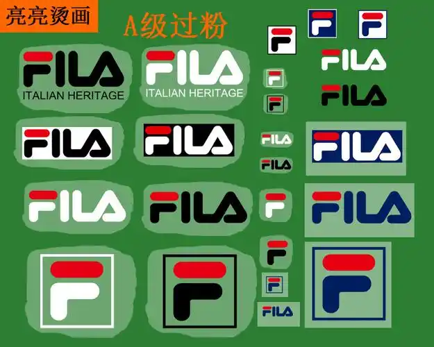 贴斐乐图案男女卫衣a级印花diy配饰定制公司logo耐水洗标熨烫优惠券