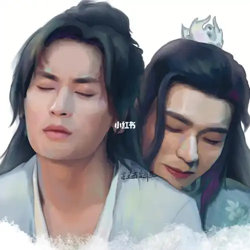 山河令头像|温客行周子舒龚俊张哲瀚厚涂_画画_山河令_素材_头像