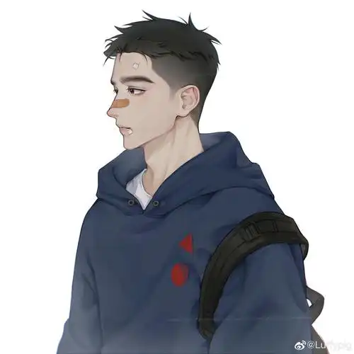 手绘男生头像 画师 : luffypig 转自微博