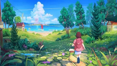 小清新插画絮语,艺术壁纸-回车桌面