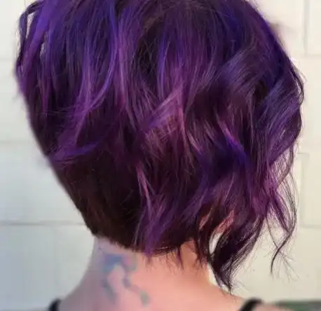 【北京美容美发学校分享】【薰衣草ombre头发和紫色ombre的50种造型