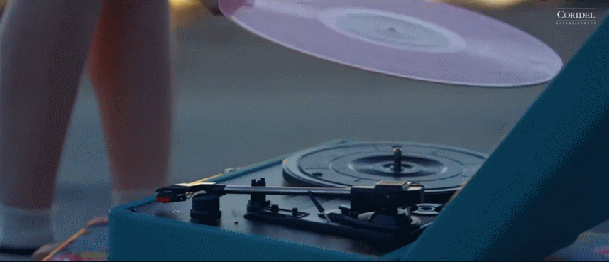 光盘gif美女gif唱片机gif