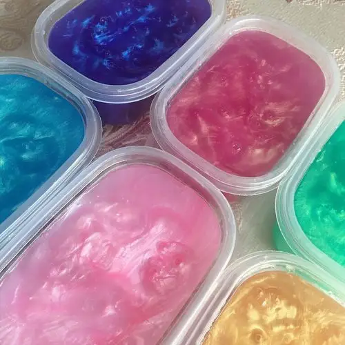 果冻泥_包邮 ins外网人鱼姬假水 史莱姆水晶泥 q弹果冻手工玩具 买一