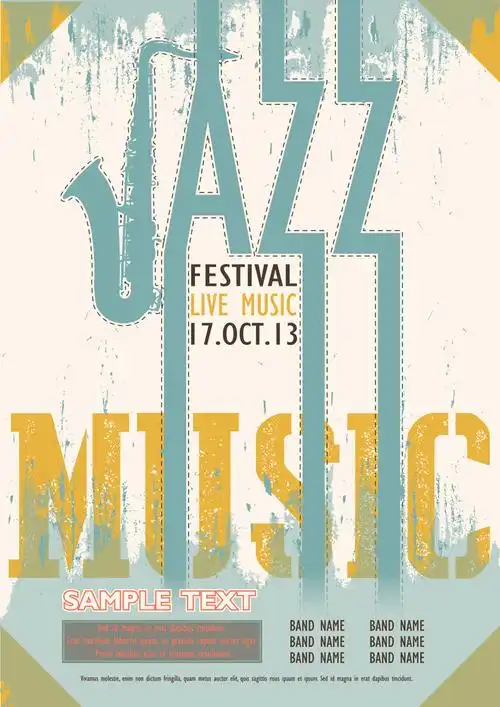 爵士乐海报